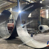 Gia công cuốn ống thép D3000